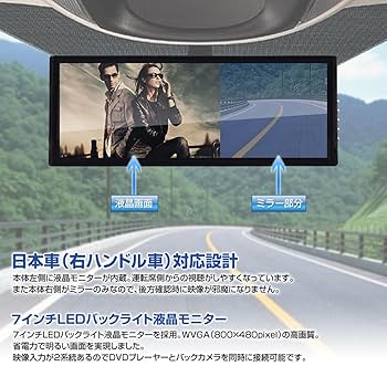 Amazon | 【MAXWIN/マックスウイン】 MR711 ミラーモニター 7